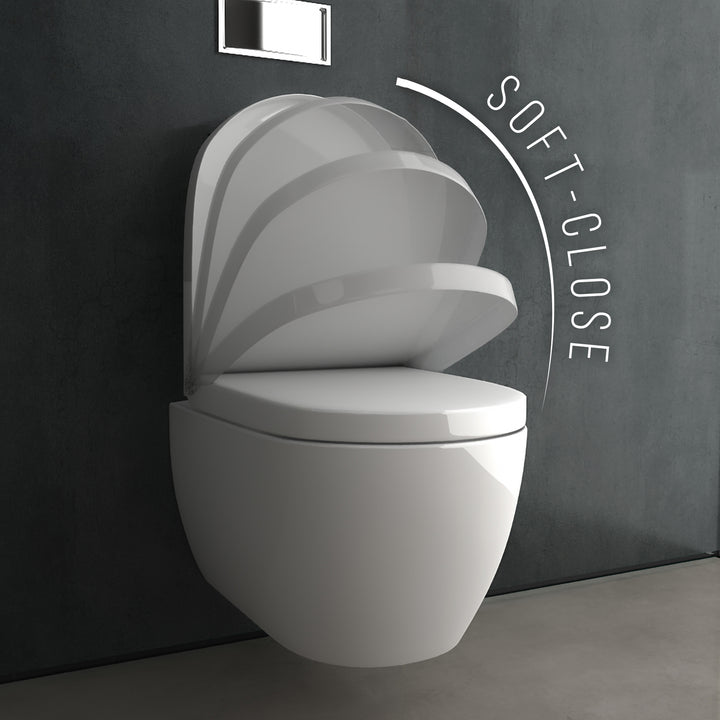 Alpenberger Diamond 7201 Hänge WC aus Keramik mit Soft-Close WC-Sitz