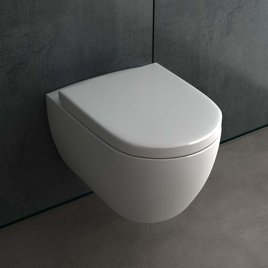 Alpenberger Diamond 7200 Tiefspül WC aus Keramik mit Soft-Close Sitz