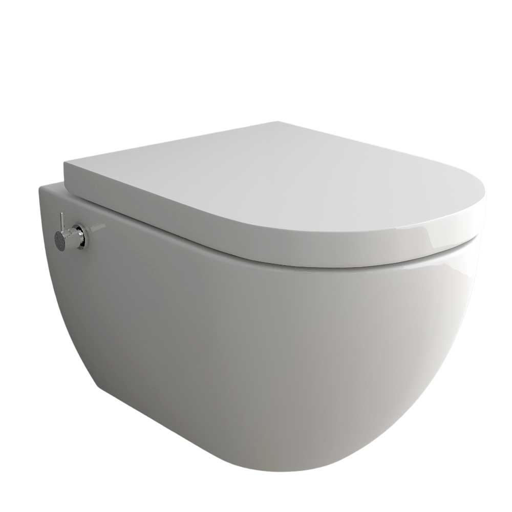 Alpenberger Cera 6250: Spülrandloses Dusch-WC mit Nano Beschichtung