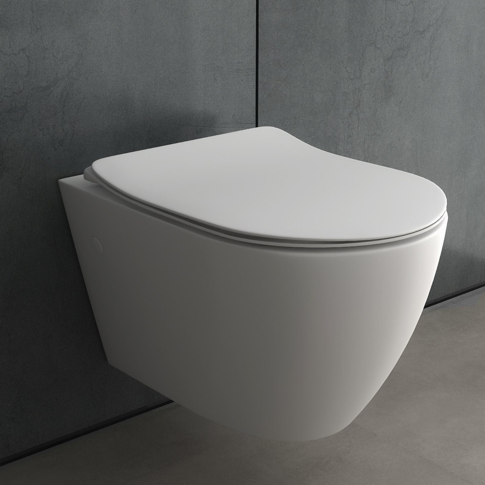 Alpenberger Wand-WC Set spülrandlos mit Nano-Beschichtung & Geberit UP320 Spülkasten – Komplettset inkl. Soft-Close Sitz
