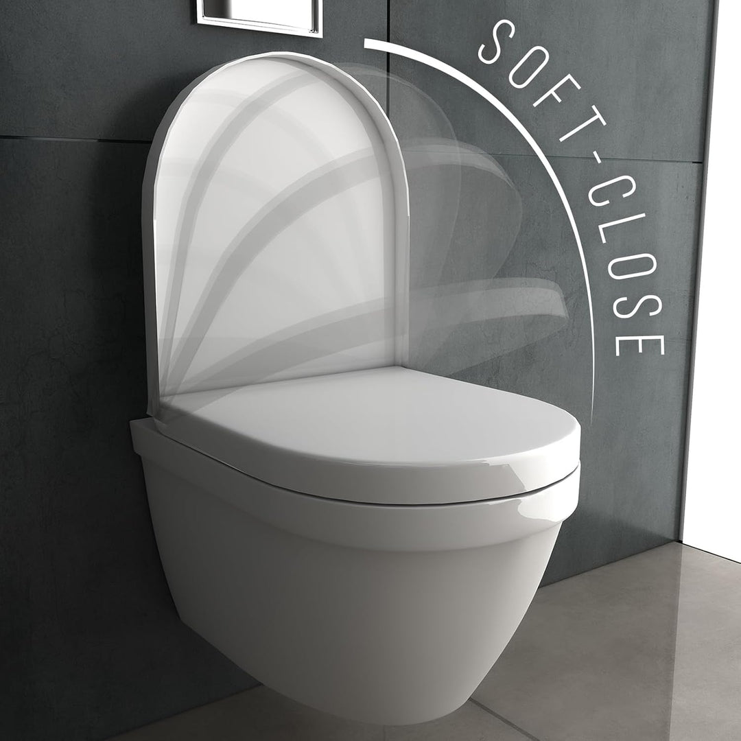 Alpenberger Almeira 8200 Hänge-WC: Spülrandlos mit Nano & Soft-Close