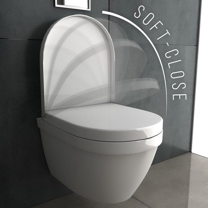 Alpenberger Almeira 8200 Hänge-WC: Spülrandlos mit Nano & Soft-Close
