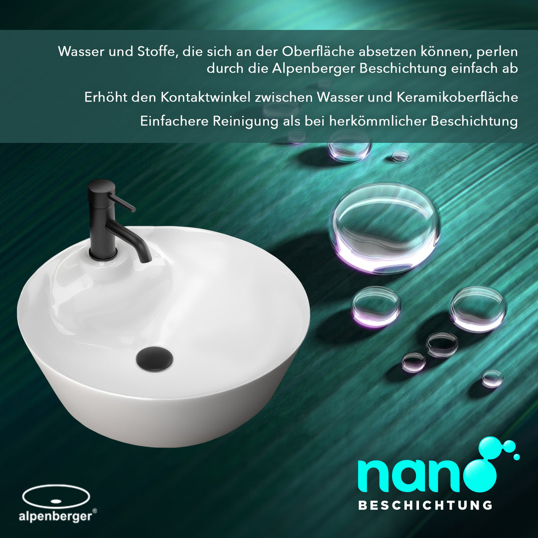 Alpenberger 4025 Waschschale Aufsatzbecken: Pflegeleicht & Hygienisch
