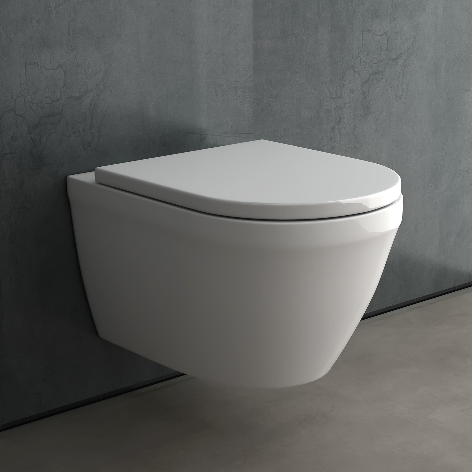 Alpenberger Almeira 8200 Hänge-WC: Spülrandlos mit Nano & Soft-Close