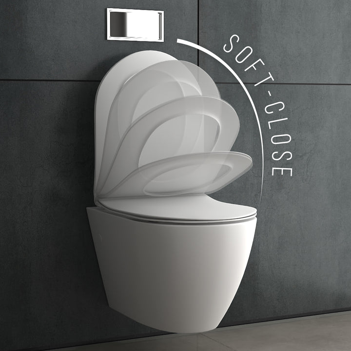 Alpenberger Insara - 440-9024 | Hänge WC Spülrandlos mit Nano