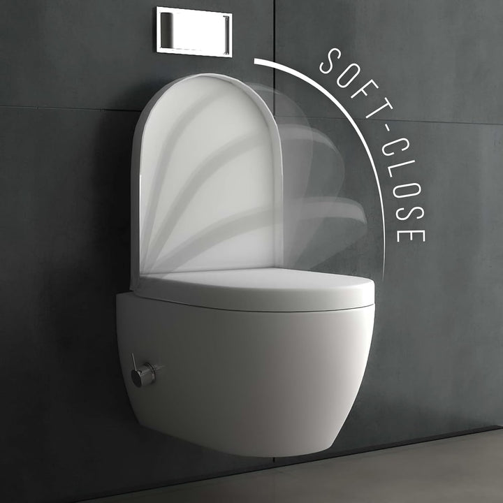 Alpenberger Diamond 7150 Hänge WC mit Bidet Funktion und Armatur