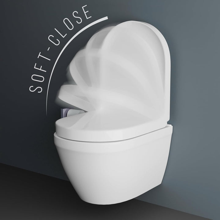 Alpenberger Almeira 8201 Hänge WC Toilette mit Bidet Funktion