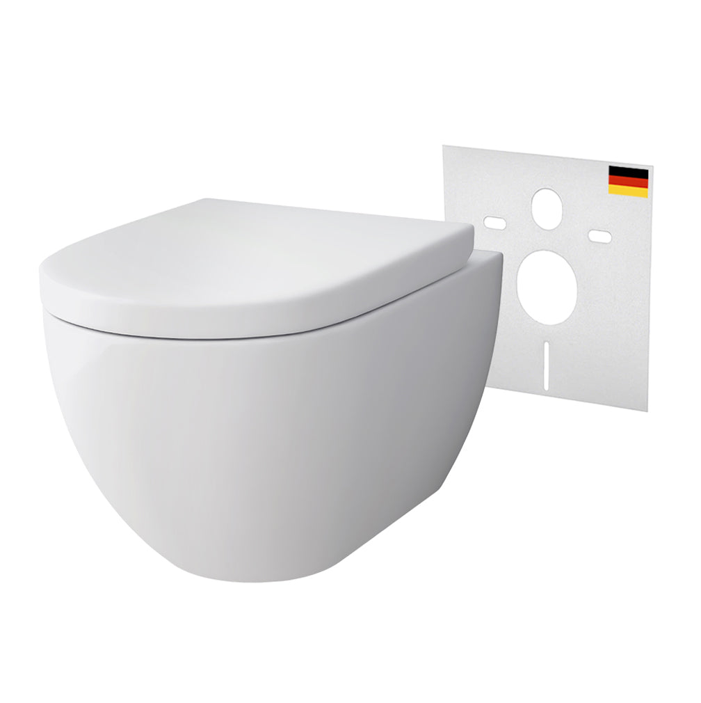 Alpenberger Cera 6201 Taharet Hänge-WC: Spülrandlos & Nano Oberfläche