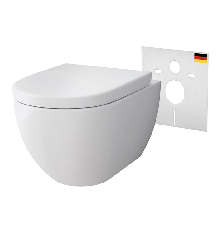 Alpenberger Cera 6201 Taharet Hänge-WC: Spülrandlos & Nano Oberfläche