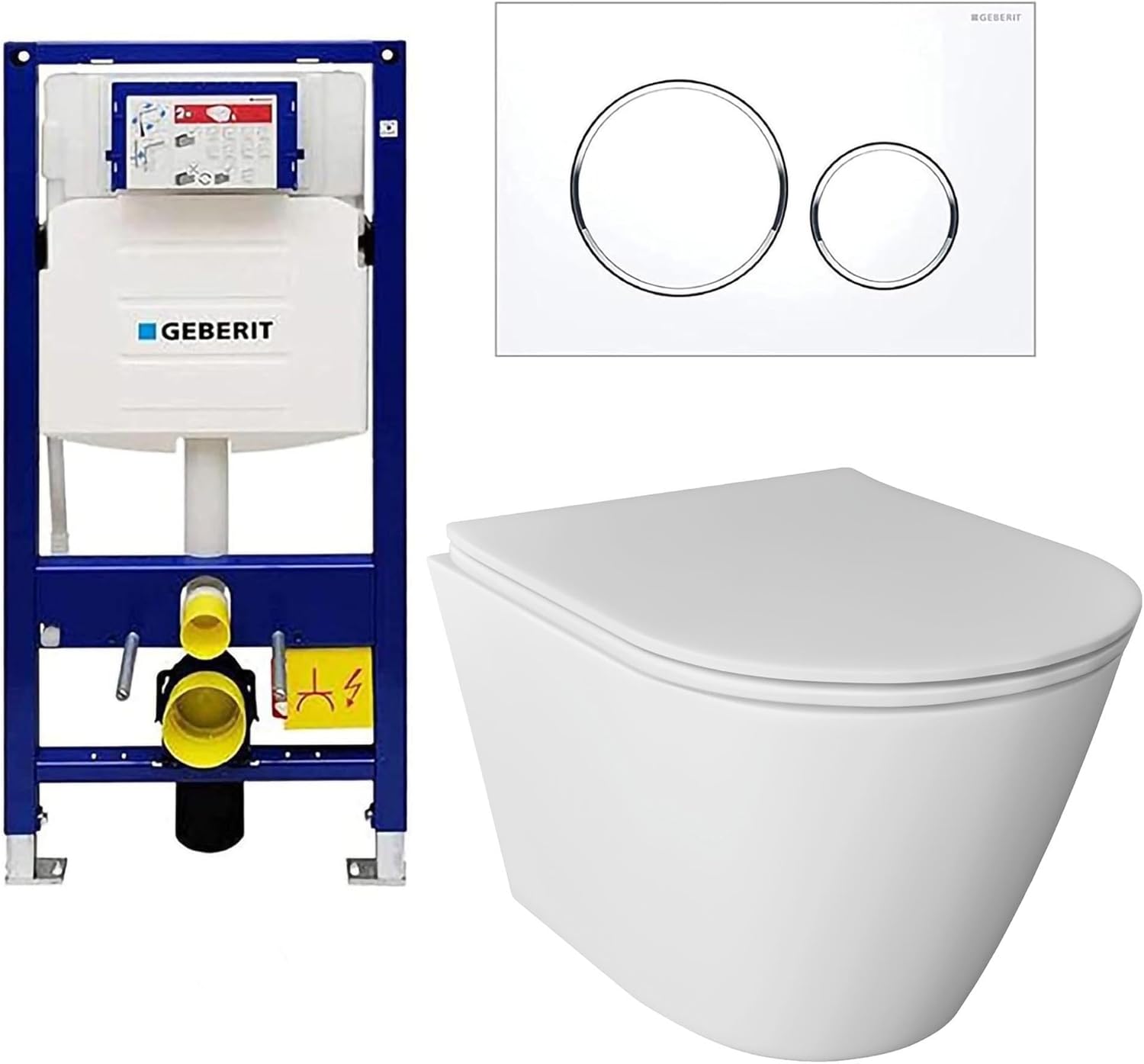 Wand-WC Set – Modell 9034 & 9035 | Flexibel & individuell konfigurierbar