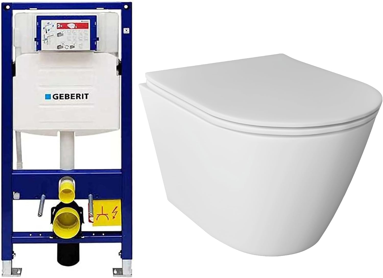 Wand-WC Set – Modell 9034 & 9035 | Flexibel & individuell konfigurierbar