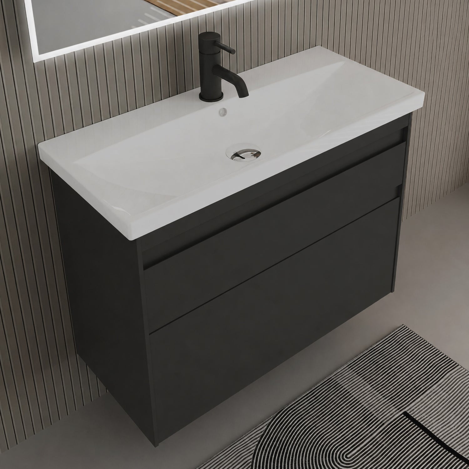 Badmöbel-Set ACCENTOS 60/80/100/120 cm