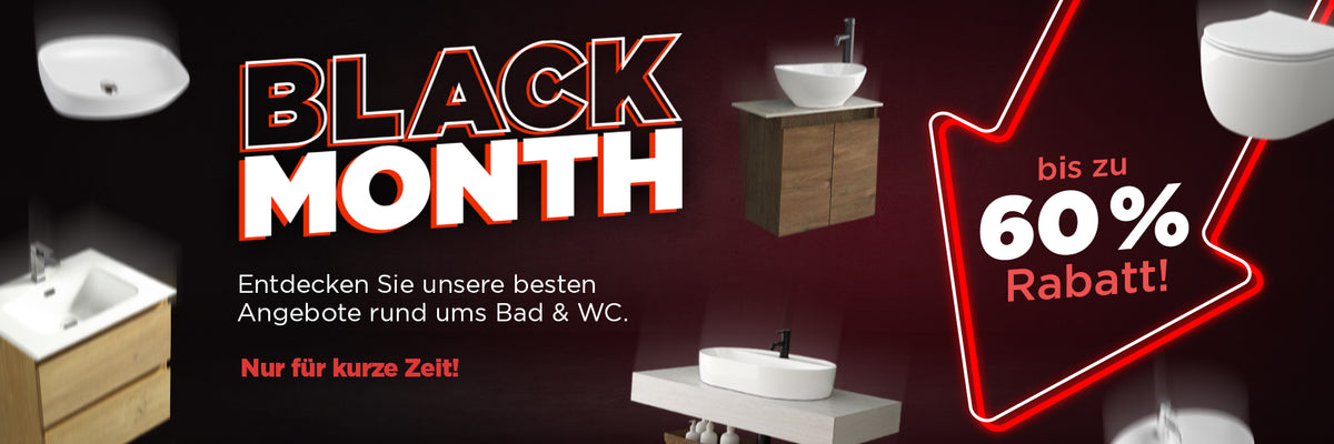 Black Month – bis zu 60 % Rabatt
