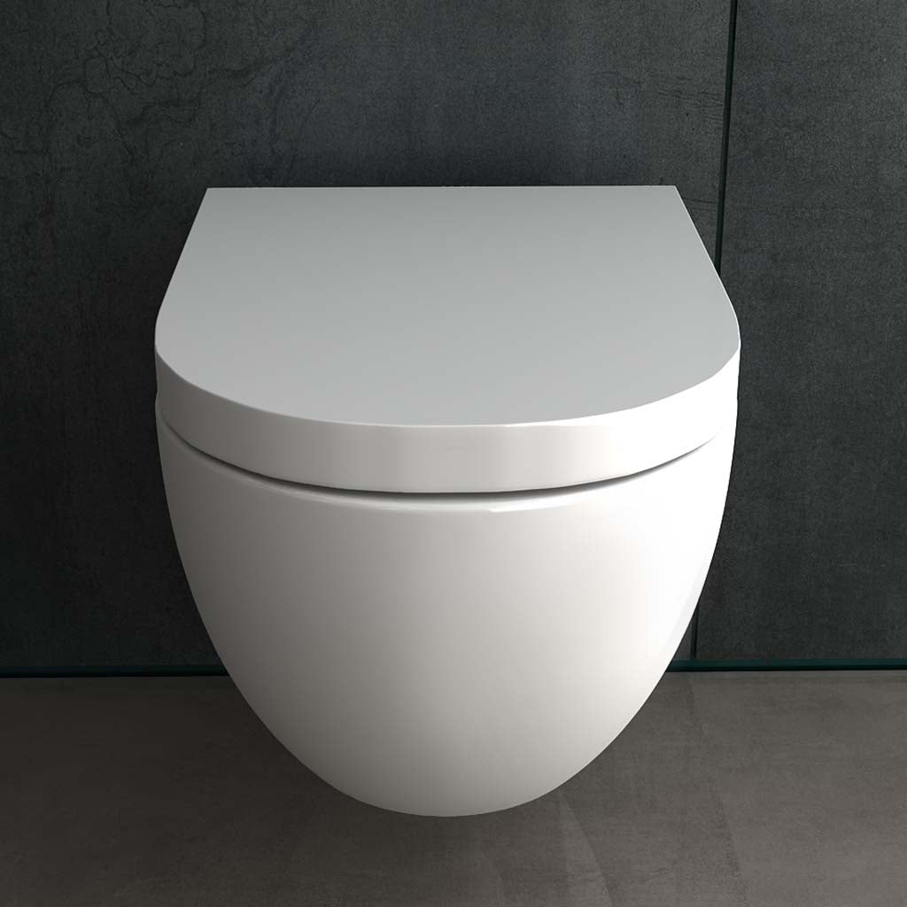 Alpenberger Cera 6200 Hänge WC Spülrandlos + Nano + WC-Sitz Softclose