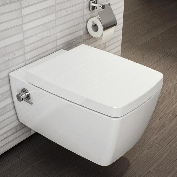 VitrA Metropole Tiefspüler Spülrandloses Keramik Dusch WC | WC Sitz Absenkautomatik | VitrA-Clean Beschichtung