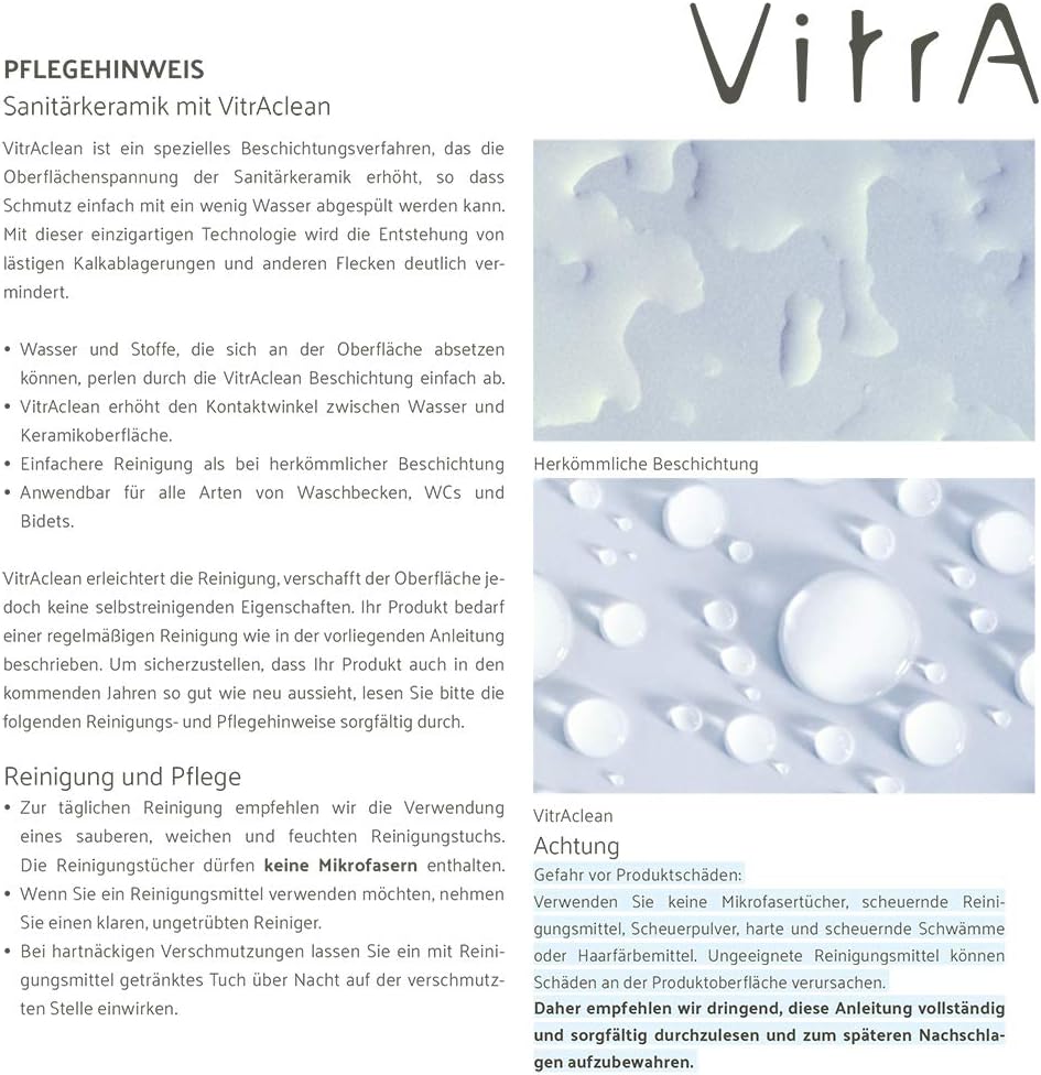 VitrA Options Pure Style Urinal mit Antibakterieller Beschichtung