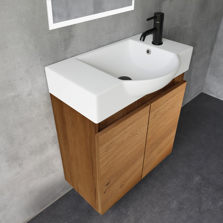 Alpenberger Keramik Waschbecken 340-Lugano-550 + Unterschrank Lugano-550