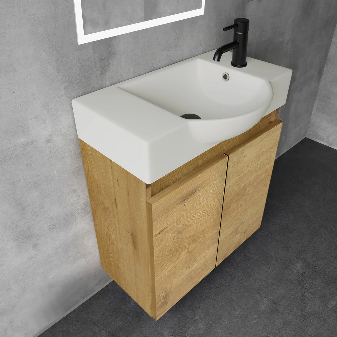 Alpenberger Keramik Waschbecken 340-Lugano-550 + Unterschrank Lugano-550