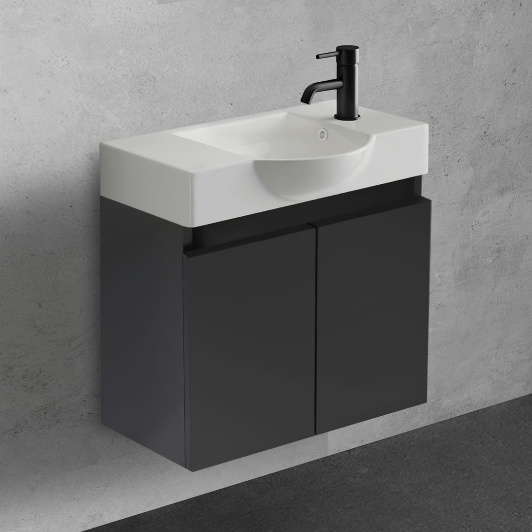 Alpenberger Keramik Waschbecken 340-Lugano-550 + Unterschrank Lugano-550