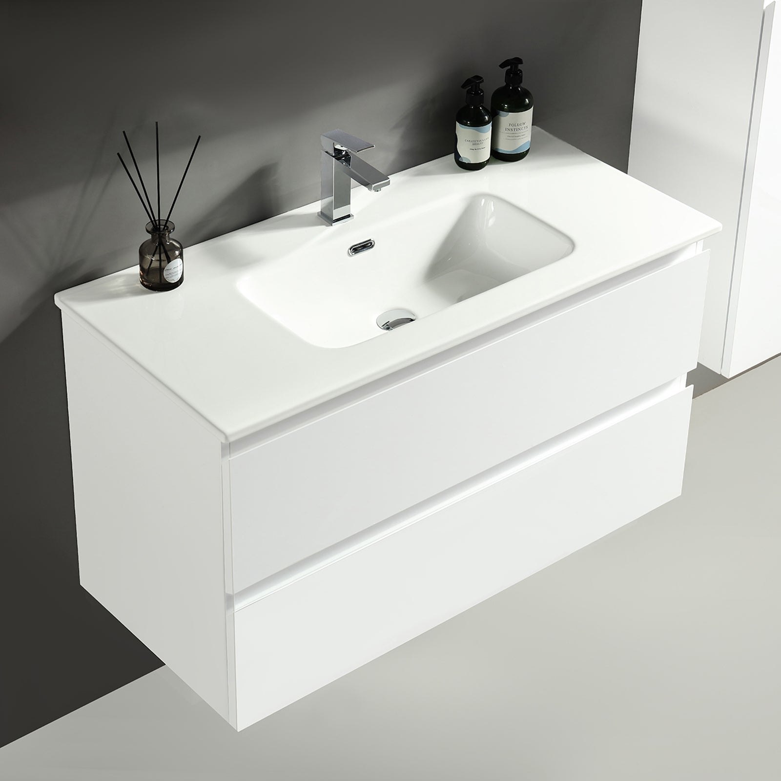 Waschtischunterschrank Vivento 100 mit Waschbecken