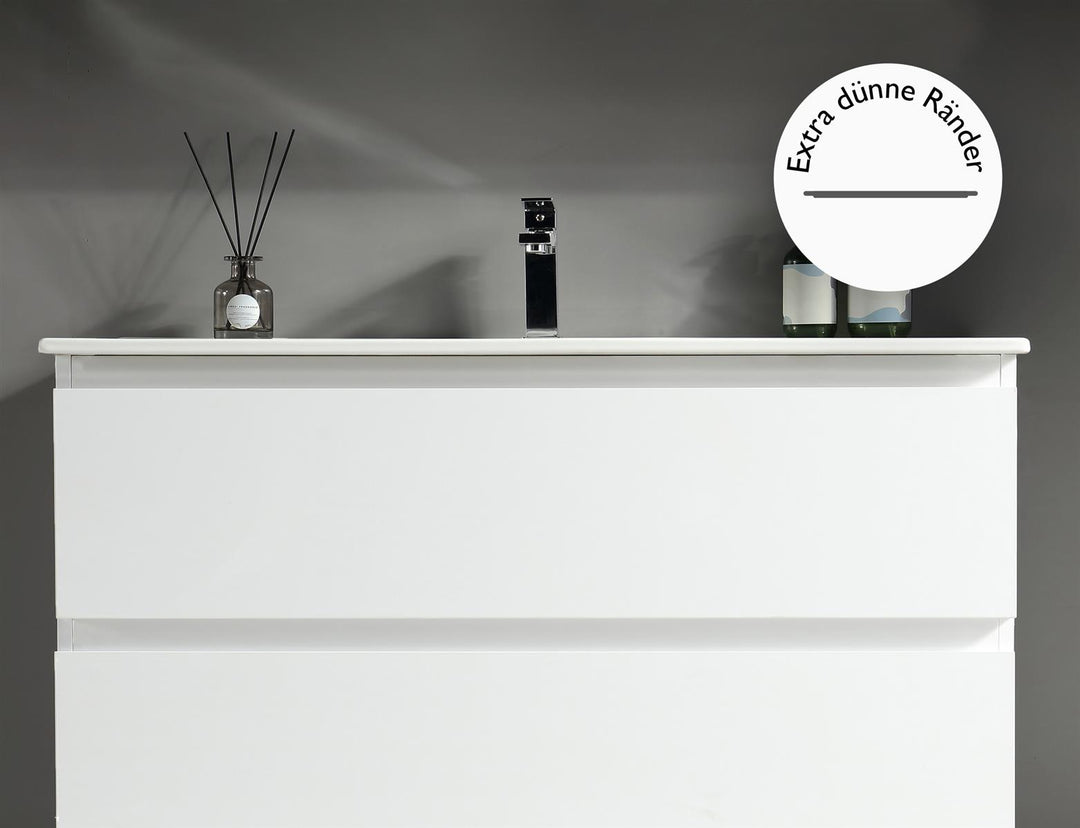 Alpenberger 340 Vivento 80 Unterschrank Weiss glänzend