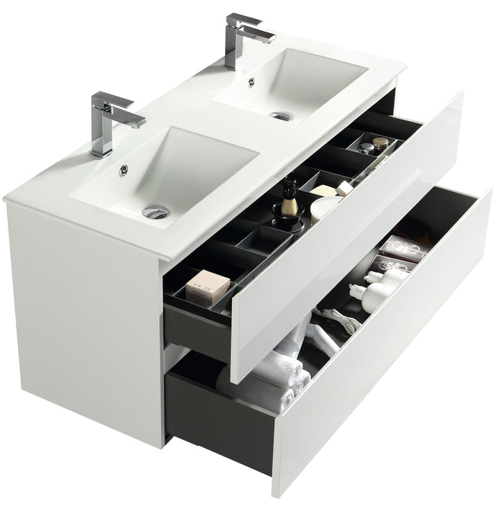 Alpenberger Set Vivento 120 weiss glänzend