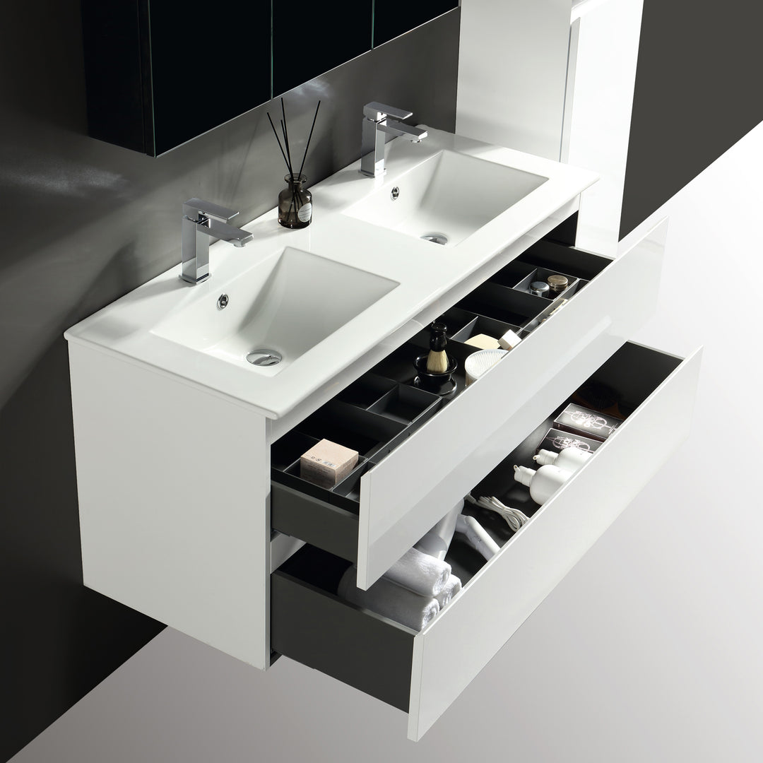 Alpenberger Set Vivento 120 weiss glänzend