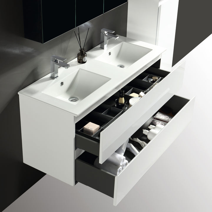 Alpenberger Set Vivento 120 weiss glänzend