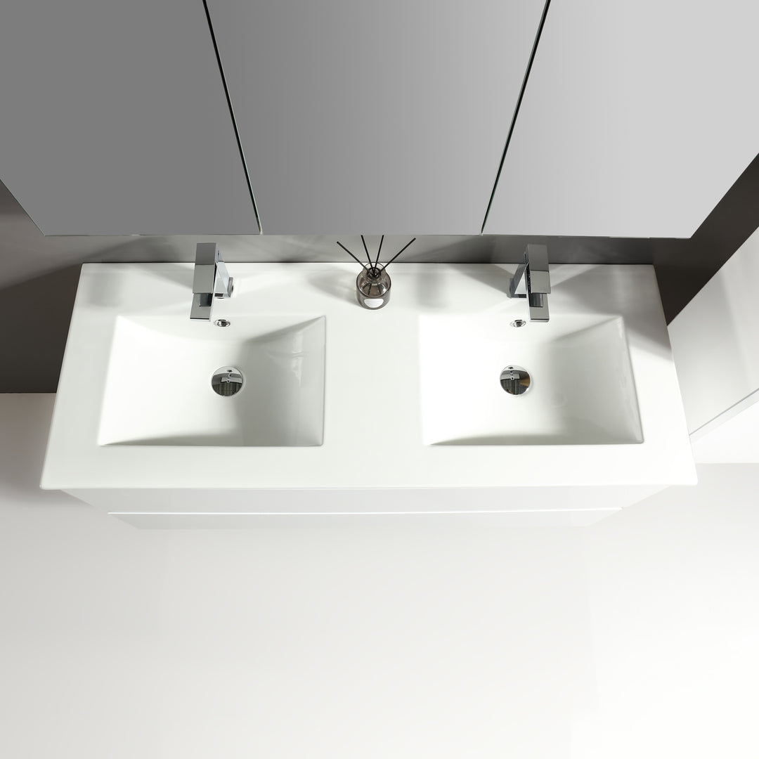 Alpenberger Set Vivento 120 weiss glänzend