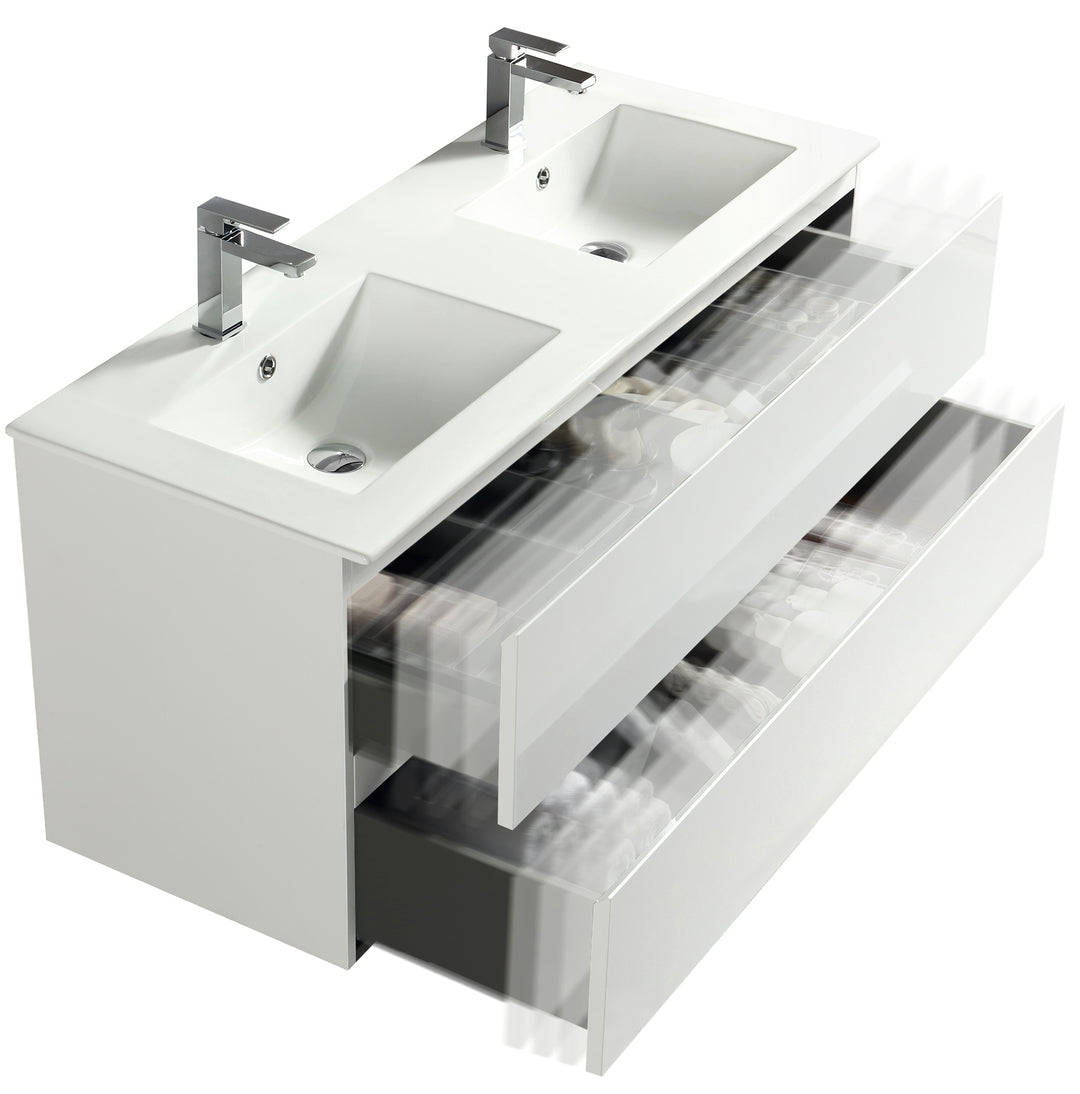 Alpenberger Set Vivento 120 weiss glänzend