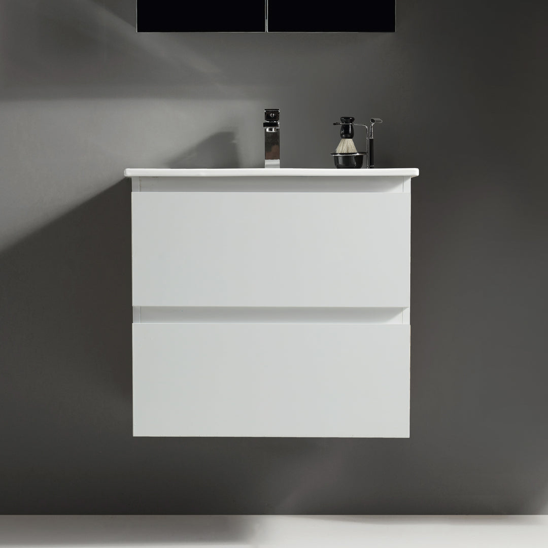 Alpenberger VIVENTO-60 + Unterschrank VIVENTO-60 Weiss glänzend