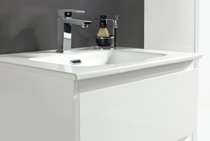 Alpenberger VIVENTO-60 + Unterschrank VIVENTO-60 Weiss glänzend