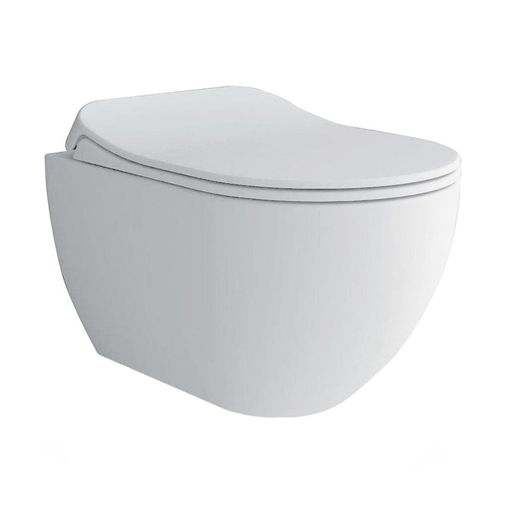 Alpenberger Cera 6200 Wand WC: Toilette Spülrandlos & Nano Slim Sitz