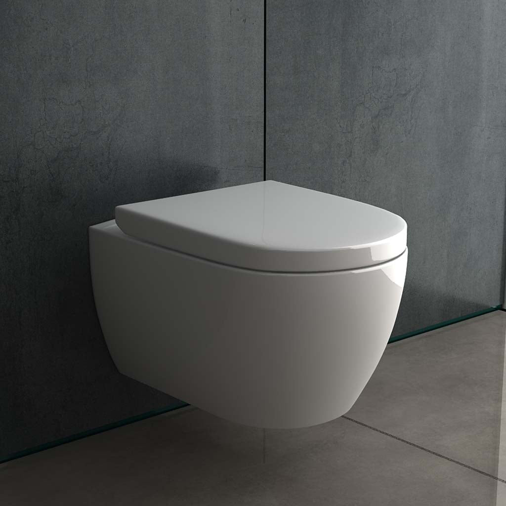 Alpenberger Diamond 7201 Hänge WC aus Keramik mit Soft-Close WC-Sitz