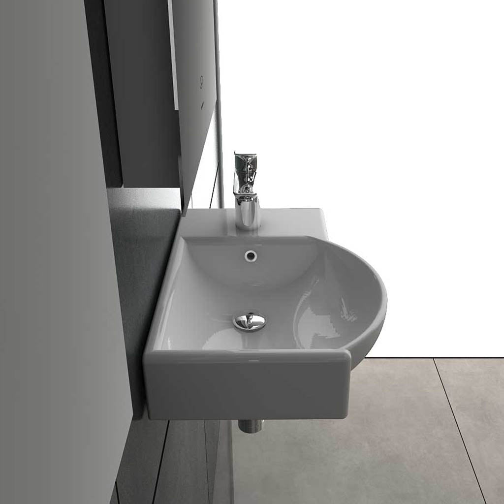 Lugano-450 Handwaschbecken Waschbecken: Links -Alpenberger &